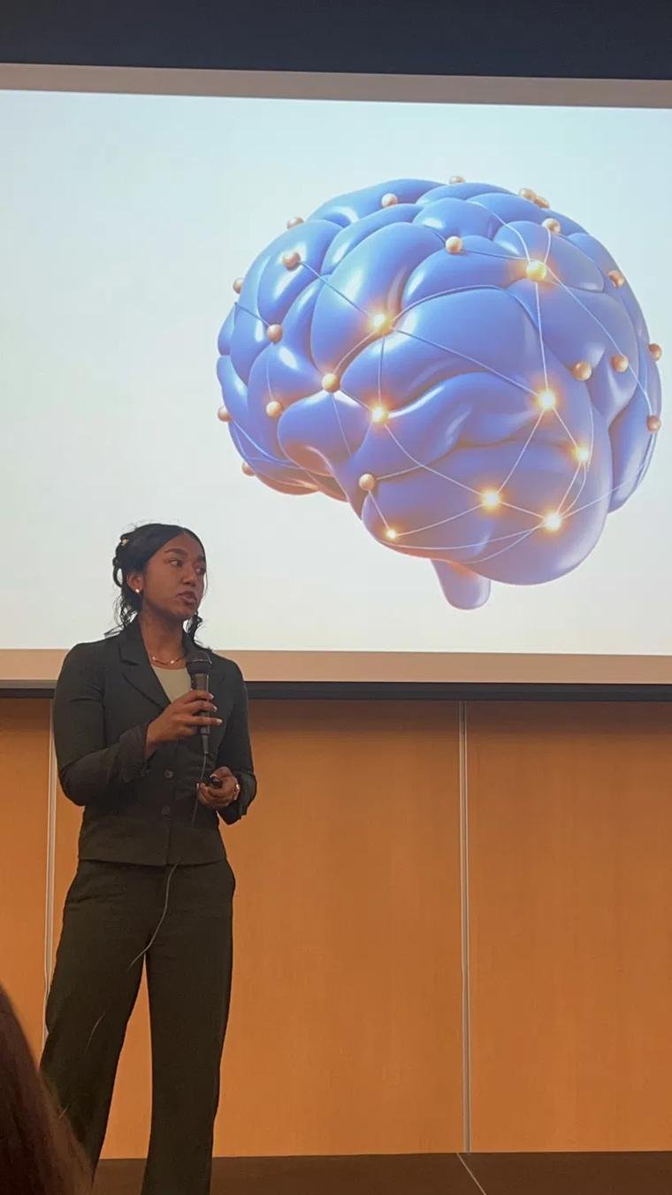 Ariana Rahman presenting